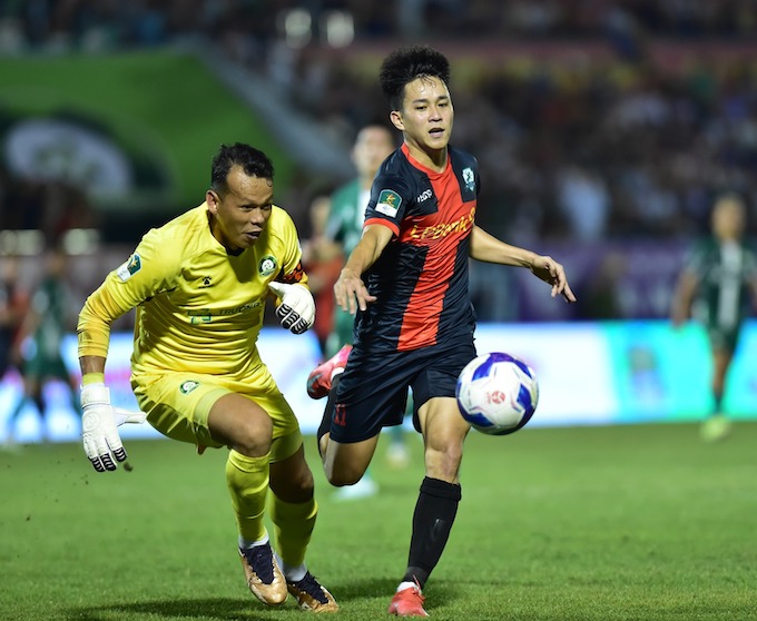 Cuộc đối đầu với Bình Phước sẽ là trận đấu Ninh Bình nhận cúp vô địch trên sân nhà. Ảnh: Anh Khoa